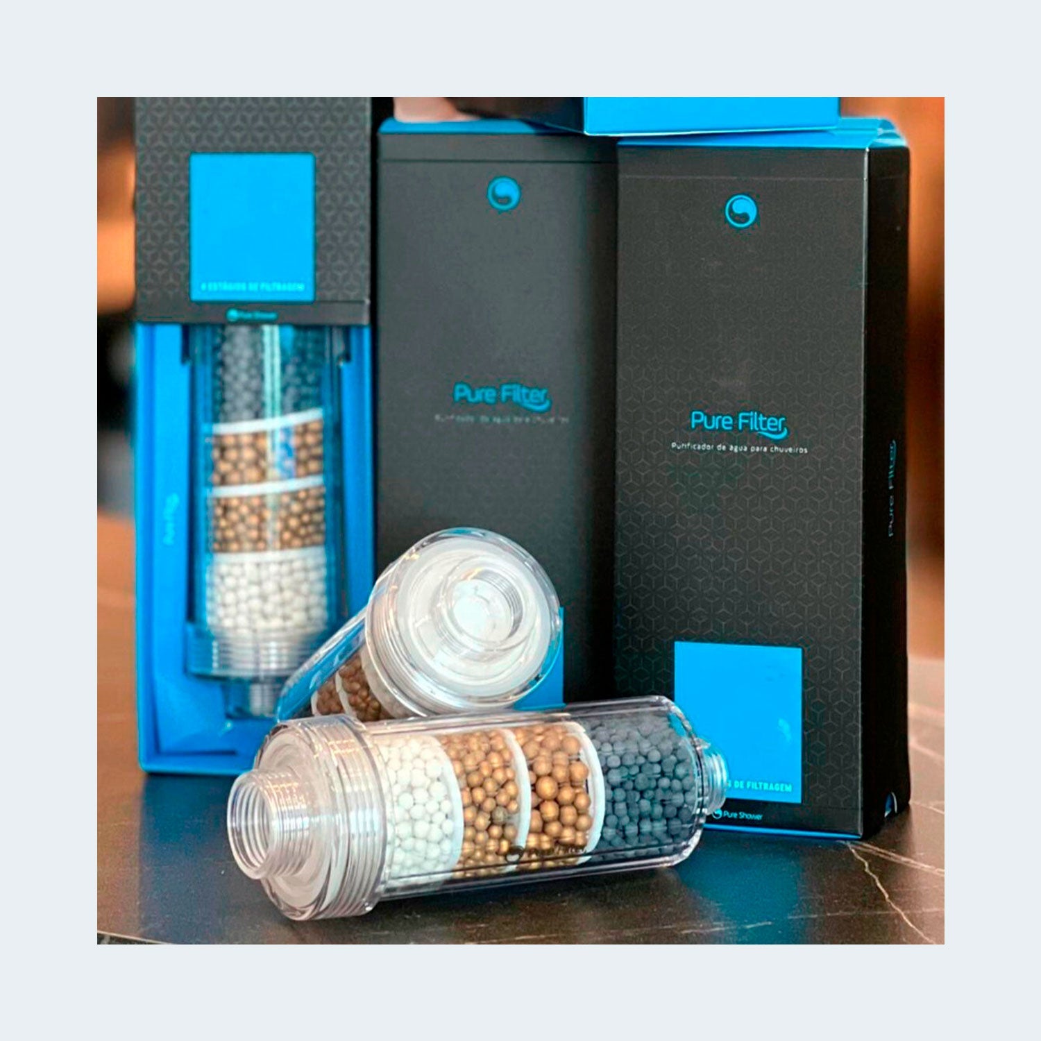 Pure Filter 4 Stations - Pure Shower El SalvadorPure Shower El SalvadorPure Filter 4 Stations